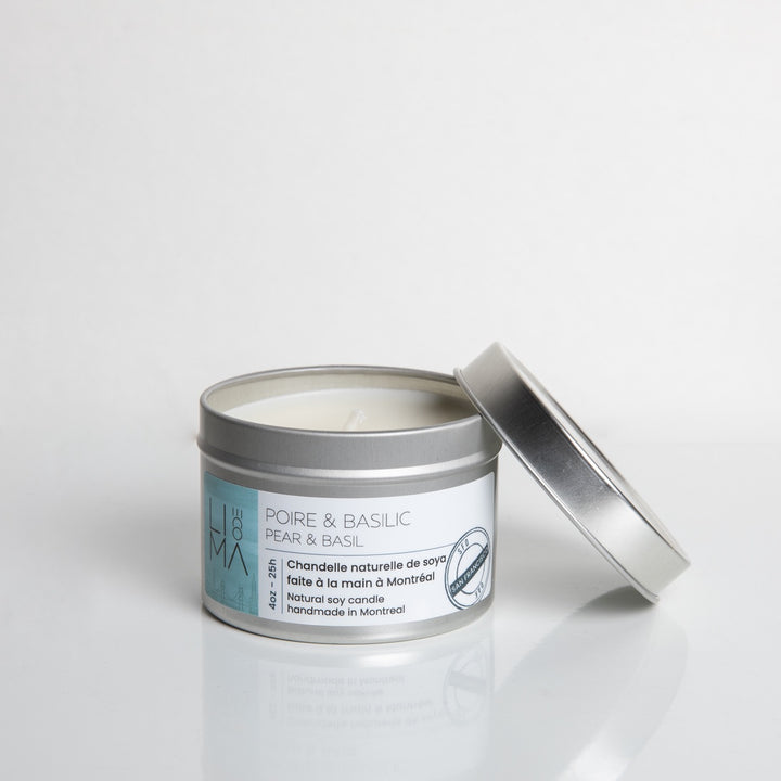 Pear & basil soy candle - San Francisco