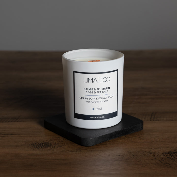 Sage & sea salt soy candle - Nice